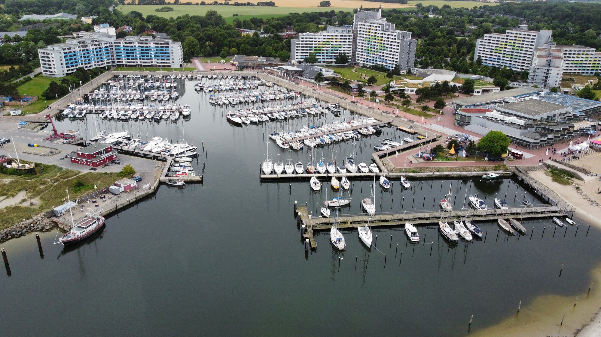Yacht Hafen Damp